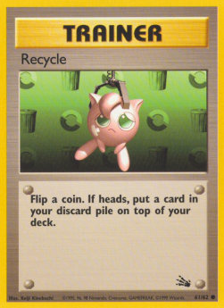 Recycle [1999-2000] Pokemon Fossil #61/62