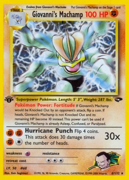 Giovanni's Machamp Pokemon Gym Challenge #6/132