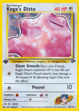 Koga's Ditto Pokemon Gym Challenge #10/132