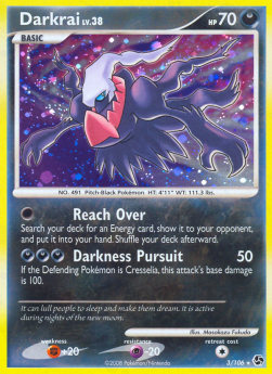 Darkrai [Reverse Holo] Pokemon Great Encounters #3/106