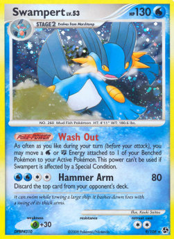 Swampert [Reverse Holo] Pokemon Great Encounters #9/106