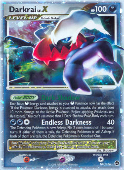 Darkrai LV. X Pokemon Great Encounters #104/106