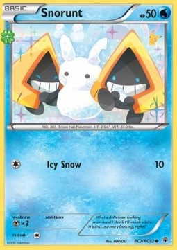 Snorunt Pokemon Generations #RC7/83