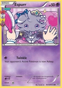 Espurr Pokemon Generations #RC14/83