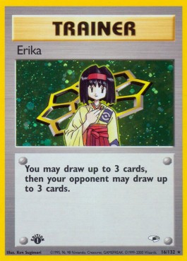 Erika Pokemon Gym Heroes #16/132