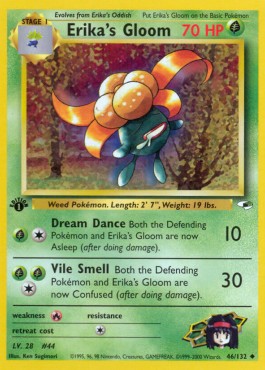 Erika's Gloom Pokemon Gym Heroes #46/132