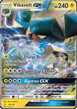 Vikavolt GX Pokemon Guardians Rising #45/145