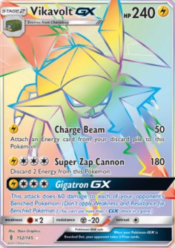 Vikavolt GX Pokemon Guardians Rising #152/145