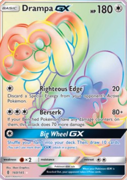 Drampa GX Pokemon Guardians Rising #160/145