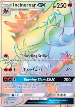 Incineroar GX Pokemon Guardians Rising #147/145