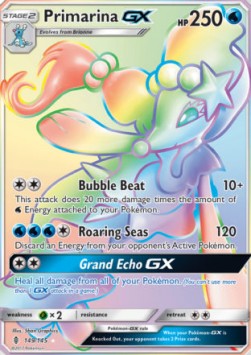 Primarina GX Pokemon Guardians Rising #149/145