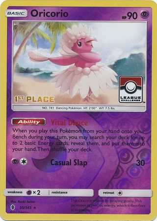 Oricorio [1st Place League] Pokemon Guardians Rising #55/145