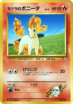 Blaine's Ponyta Guren Town Gym #