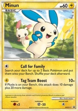 Minun HGSS Black Star Promos #17/25