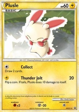 Plusle HGSS Black Star Promos #16/25