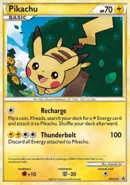 Pikachu HGSS Black Star Promos #03/25