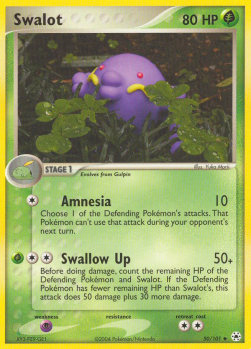 Swalot Pokemon Hidden Legends #50/101