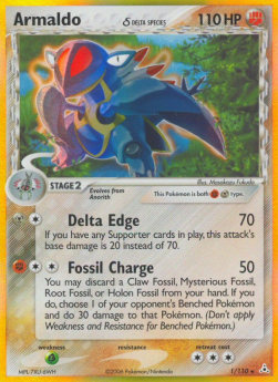 Armaldo [Reverse Holo] Pokemon Holon Phantoms #1/110