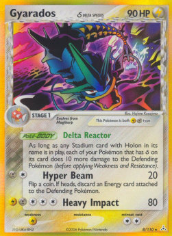 Gyarados [Reverse Holo] Pokemon Holon Phantoms #8/110