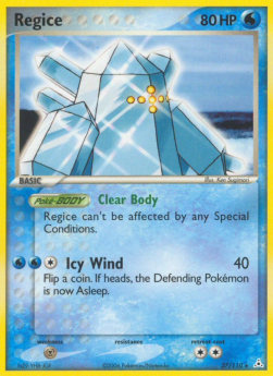 Regice Pokemon Holon Phantoms #27/110