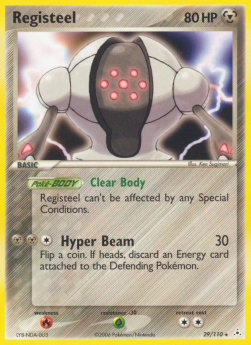 Registeel [Reverse Holo] Pokemon Holon Phantoms #29/110