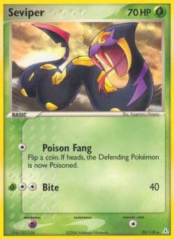 Seviper Pokemon Holon Phantoms #32/110