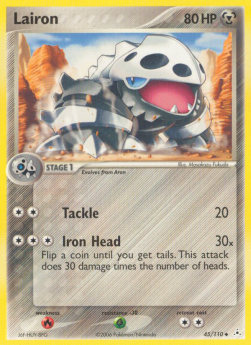 Lairon Pokemon Holon Phantoms #45/110