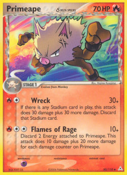 Primeape Pokemon Holon Phantoms #50/110
