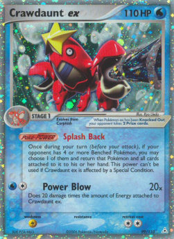 Crawdaunt EX Pokemon Holon Phantoms #99/110