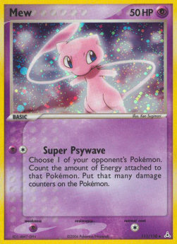Mew [Holo] Pokemon Holon Phantoms #111/110
