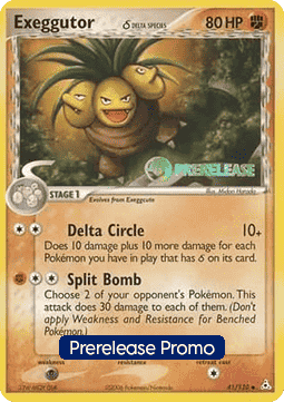 Exeggutor δ Delta Species EX Holon Phantoms #35