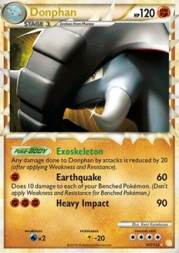 Donphan Pokemon HeartGold & SoulSilver #107/123