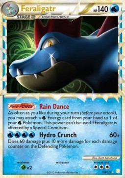 Feraligatr Pokemon HeartGold & SoulSilver #108/123