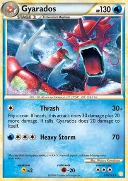 Gyarados Pokemon HeartGold & SoulSilver #123/123