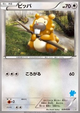 Bidoof XY Beginning Set #29