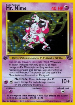 Mr. Mime [1st Edition] Jungle #6/64