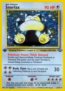 Snorlax [1st Edition] Jungle #11/64