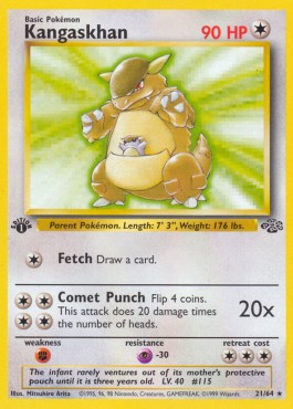 Kangaskhan [1st Edition] Jungle #21/64
