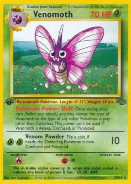 Venomoth Jungle #29/64
