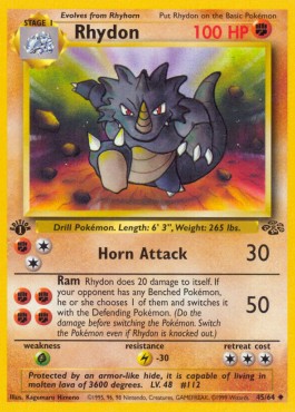 Rhydon [1st Edition] Jungle #45/64