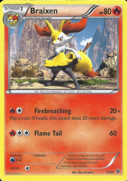 Braixen XY Kalos Starter Set #9