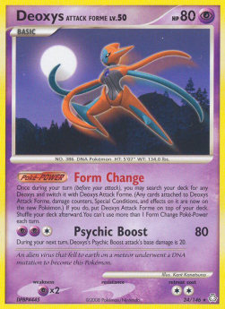 Deoxys Attack Forme Lv.50 Legends Awakened #24/146