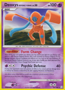 Deoxys Defense Forme Lv.50 Legends Awakened #25/146