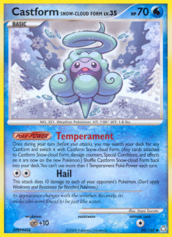 Castform Snow-Cloud Form Lv.35 Legends Awakened #50/146