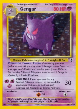 Gengar [Reverse Holo] Legendary Collection #11/110