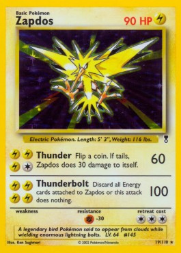 Zapdos [Reverse Holo] Legendary Collection #19/110