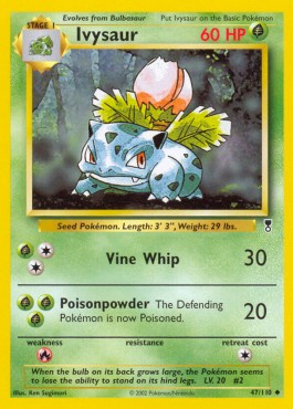 Ivysaur [Reverse Holo] Legendary Collection #47/110