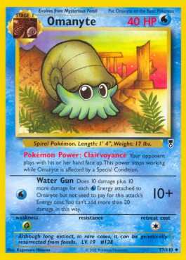 Omanyte Legendary Collection #57/110