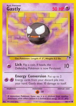 Gastly [Reverse Holo] Legendary Collection #76/110