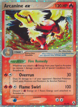 Arcanine ex EX Legend Maker #83